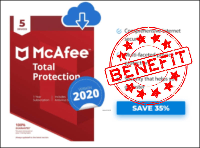 Tính năng chính của McAfee AntiVirus Plus